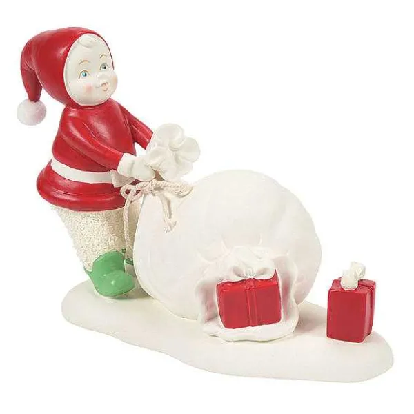 Snowbabies Christmas Memories<Department 56 Spilling Santa's Presents