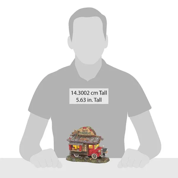 Snow Village Halloween<Department 56 Taco Tombsday Taco Truck