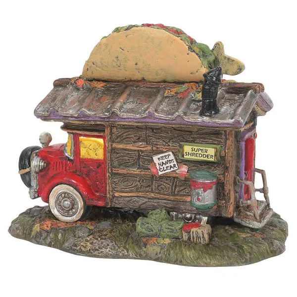 Snow Village Halloween<Department 56 Taco Tombsday Taco Truck