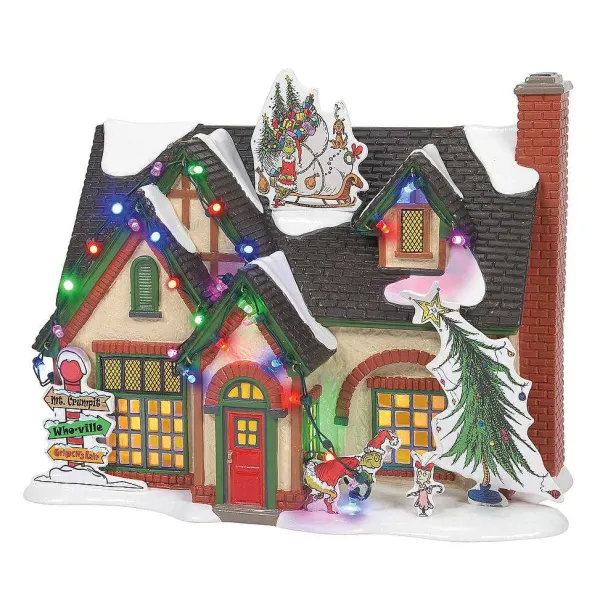 Original Snow Village<Department 56 The Grinch House