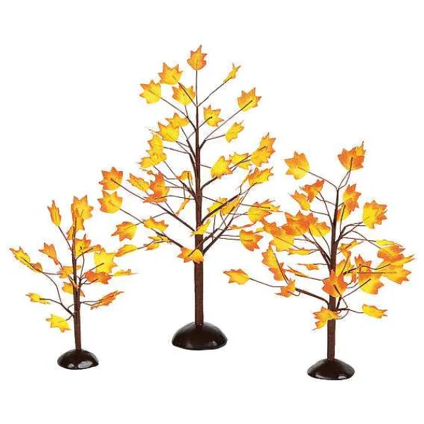 Village Accessories<Department 56 Village Autumn Maple Trees