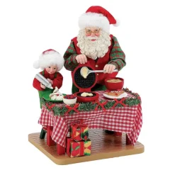 New Santas<Department 56 Walffle-Y Cute