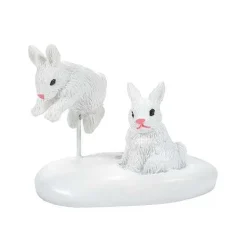 Village Accessories<Department 56 White Christmas Bunnies