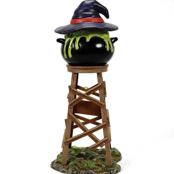 Snow Village Halloween<Department 56 Witch Hollow Watertower