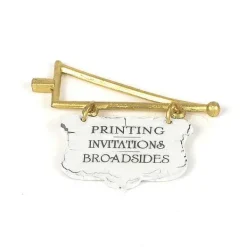 Replacement Parts<Department 56 Woodbridge Gazette &Printing Office Sign