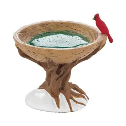 Village Accessories<Department 56 Woodland Bird Bath