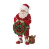 New Santas<Department 56 Wreath In Progress