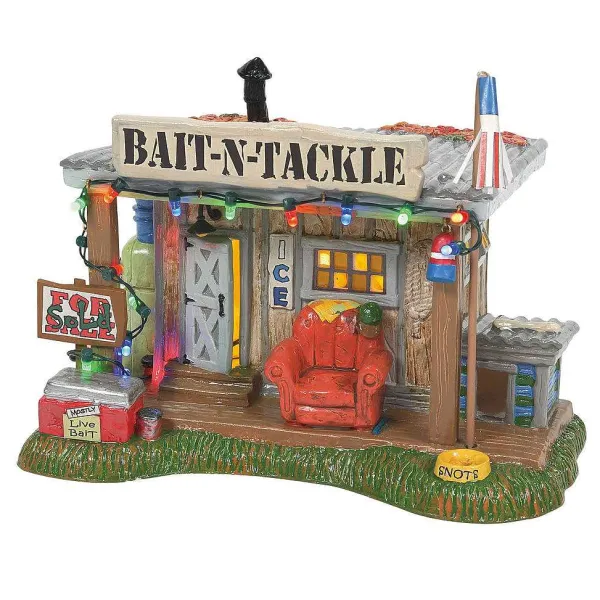 Original Snow Village<Department 56 Xmas Vac Selling The Bait Shop