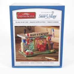 Original Snow Village<Department 56 Xmas Vac Selling The Bait Shop